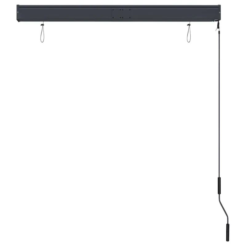 Lauko roletas, baltos ir oranžinės spalvų, 120x250cm