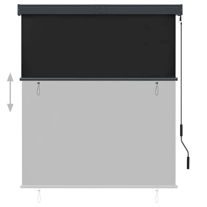 Lauko roletas, 140x250 cm, antracito spalvos