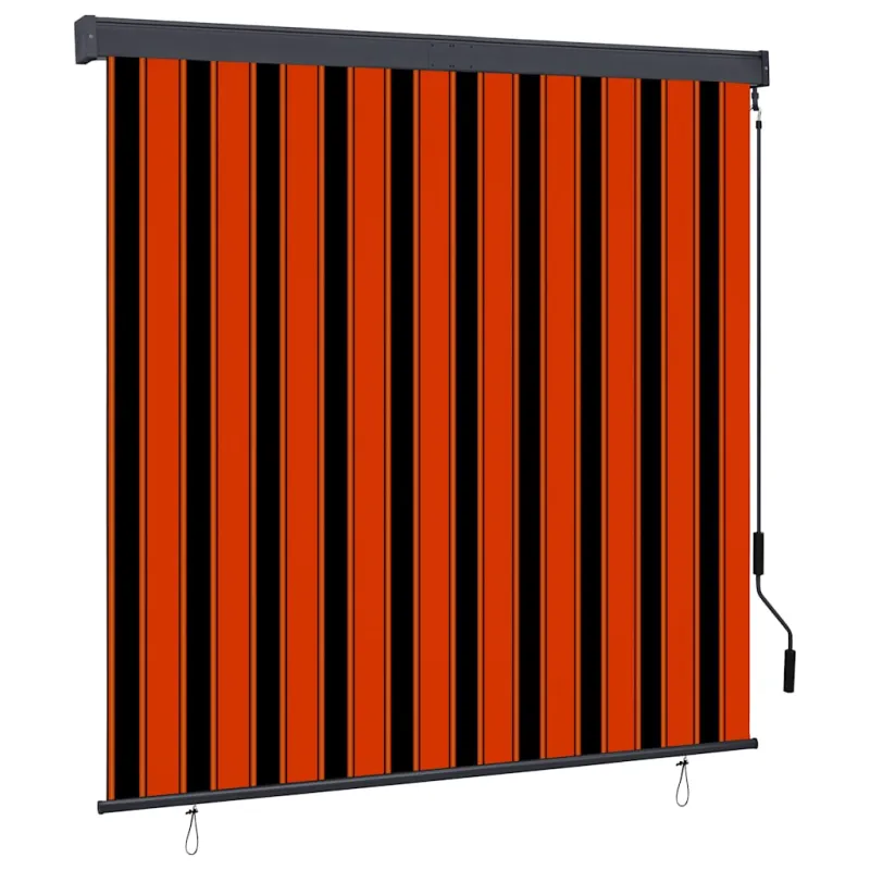 Lauko roletas, oranžinės ir rudos spalvų, 160x250cm