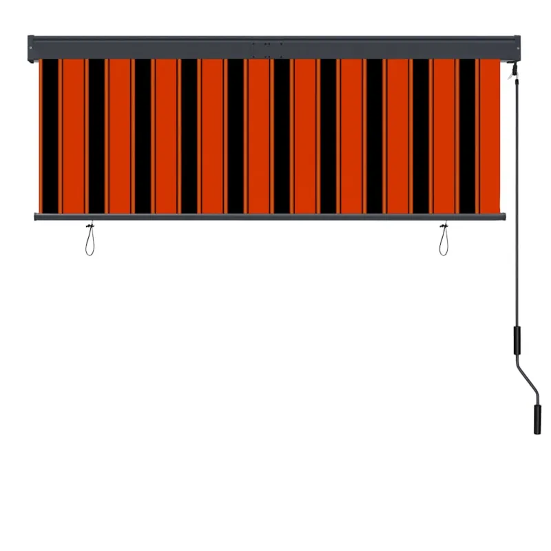 Lauko roletas, oranžinės ir rudos spalvų, 160x250cm