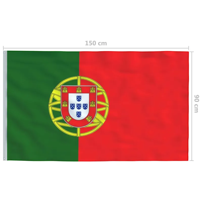Portugalijos vėliava, 90x150cm