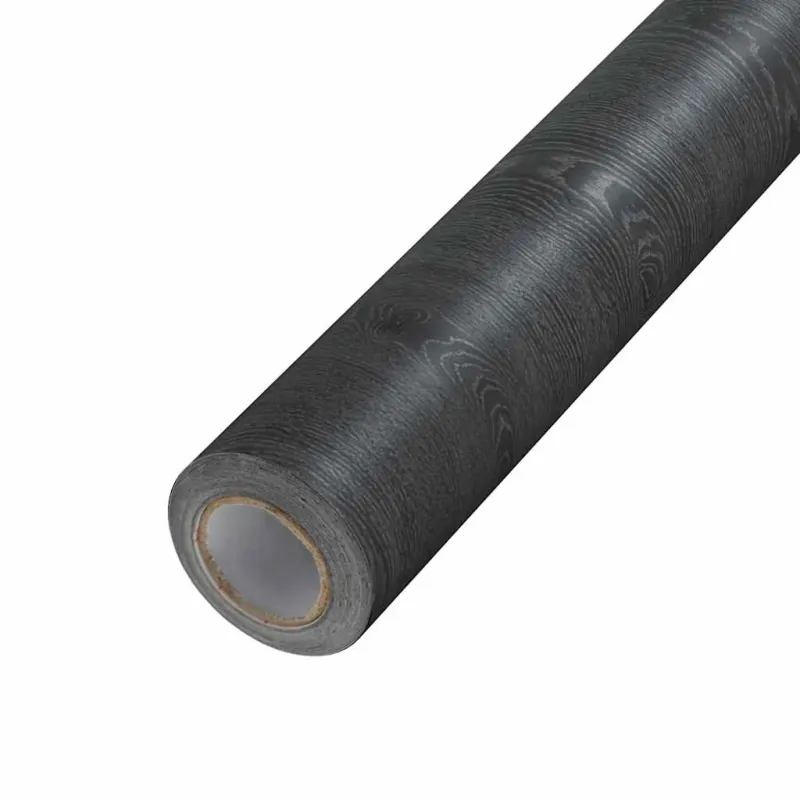Lipni plėvelė baldams, tamsios medienos spalvos, 500x90cm, PVC