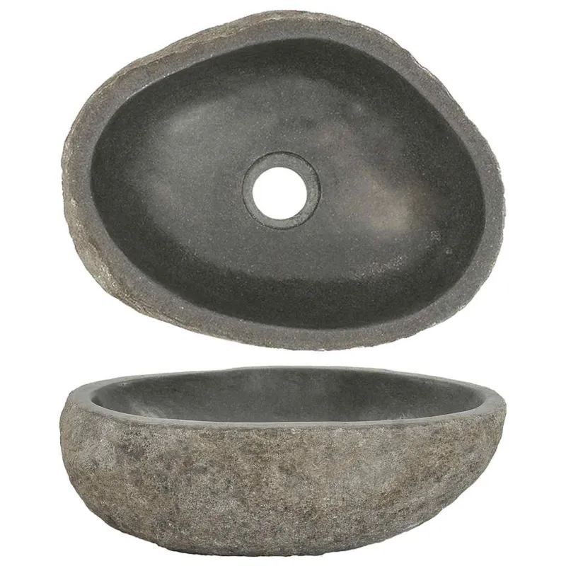 Praustuvas, (29-38)x(24-31)cm, upės akmuo, ovalo formos