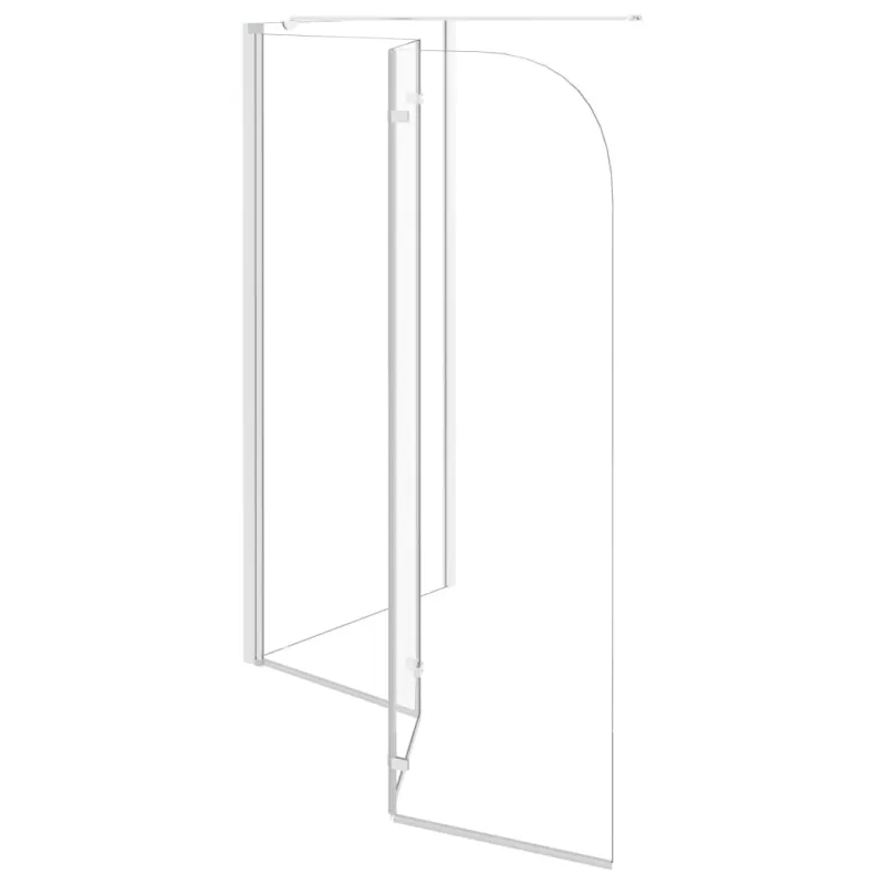 Vonios pertvara, skaidri, 120x69x130cm, grūdintas stiklas
