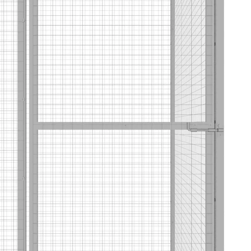 Narvas katėms, 3x1,5x1,5m, galvanizuotas plienas