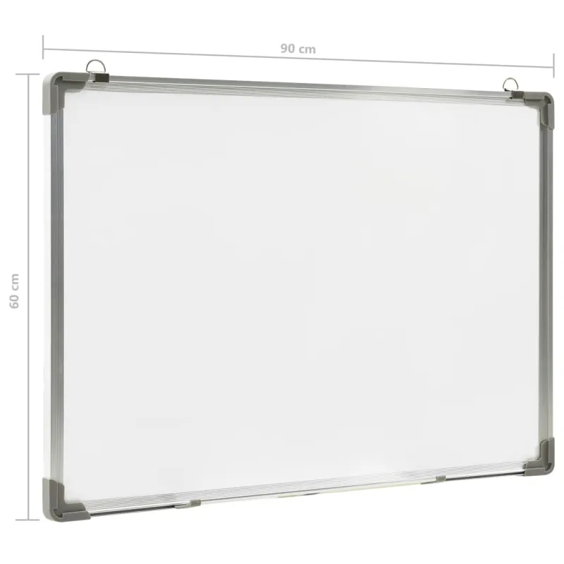 Magnetinė sauso valymo lenta, baltos spalvos, 90x60cm, plienas