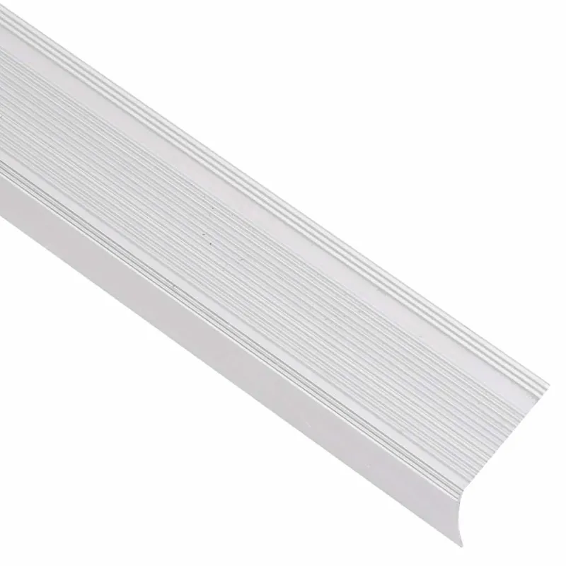 Profiliai laiptams, 5vnt., sidabro, 100 cm, aliuminis, L formos