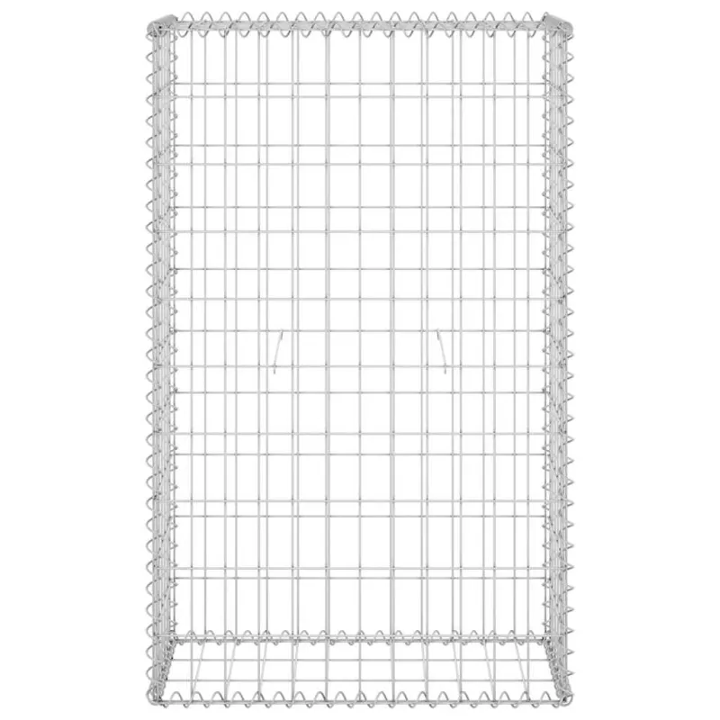 Gabiono siena su dangčiais, 60x30x100cm, galvanizuotas plienas