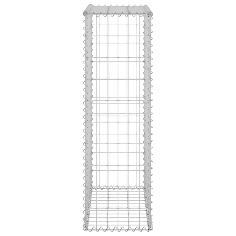 Gabiono siena su dangčiais, 60x30x100cm, galvanizuotas plienas