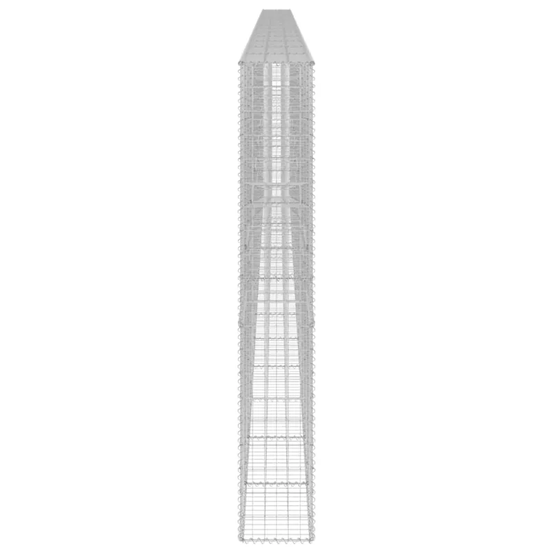 Gabiono siena su dangčiais, 900x30x200cm, galvanizuotas plienas