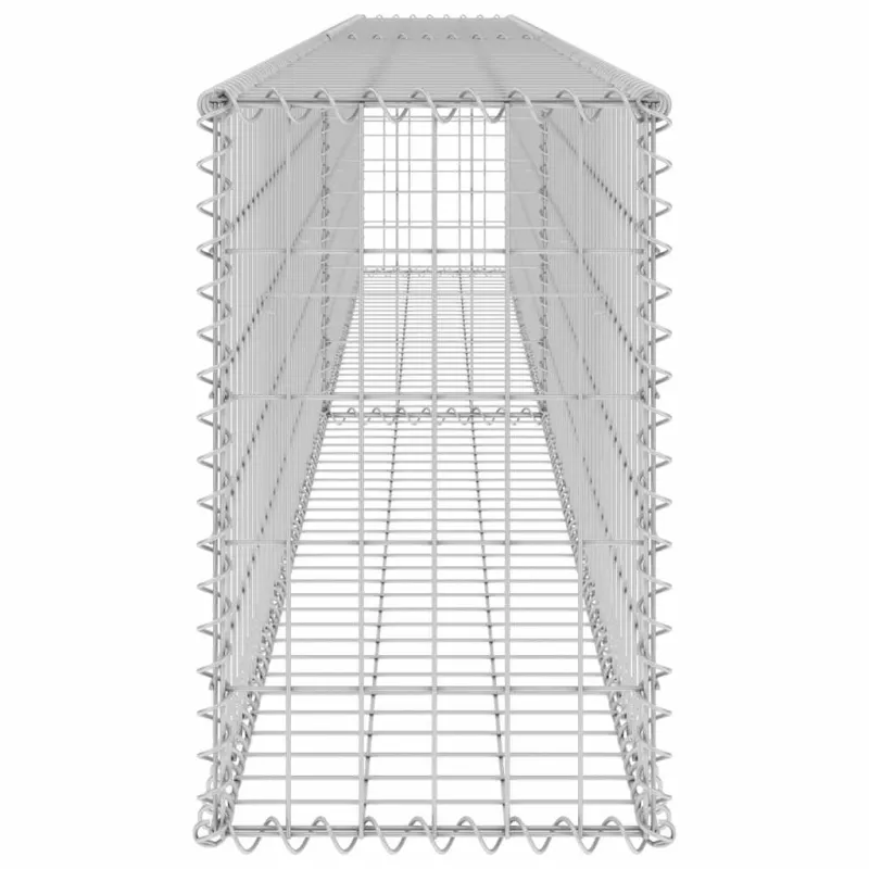 Gabiono siena su dangčiais, 300x30x50cm, galvanizuotas plienas