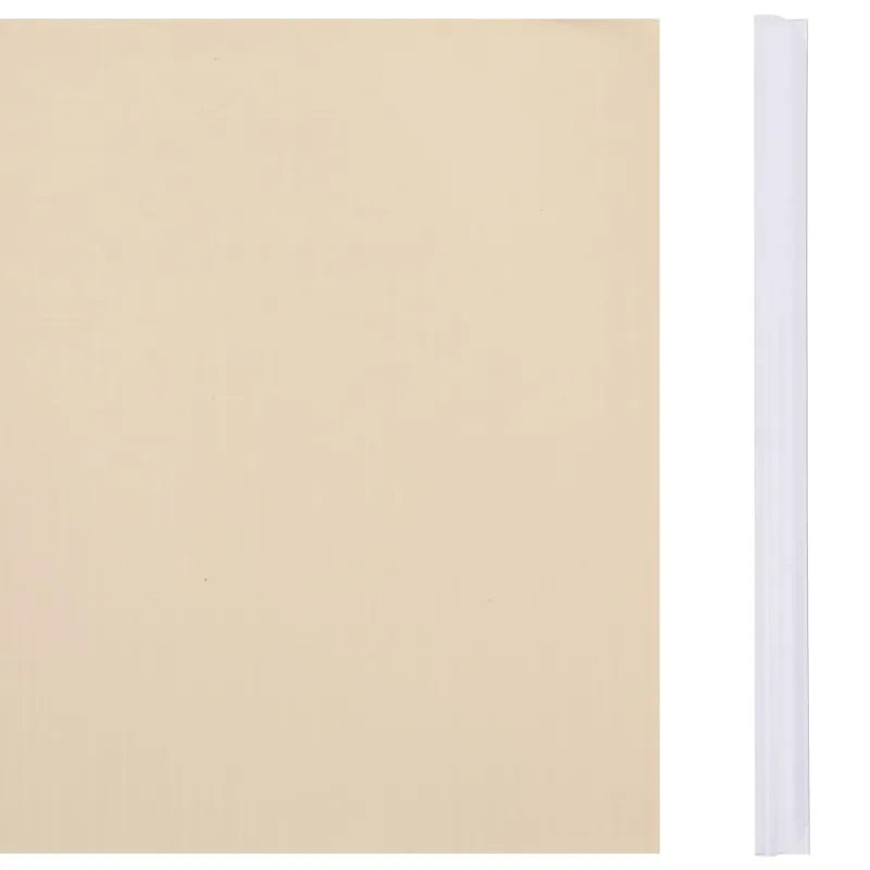 Privatumo suteikiančios pertvaros, 4vnt., kreminė, 35x0,19m, PVC