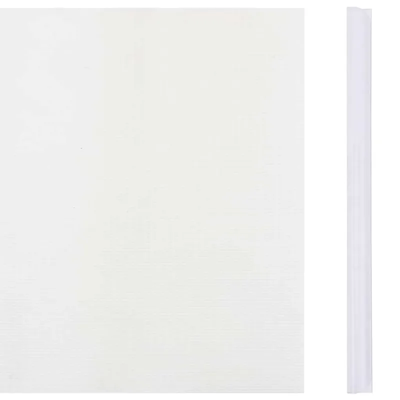 Privatumo suteikianti sodo pertvara, balta, 35x0,19m, PVC