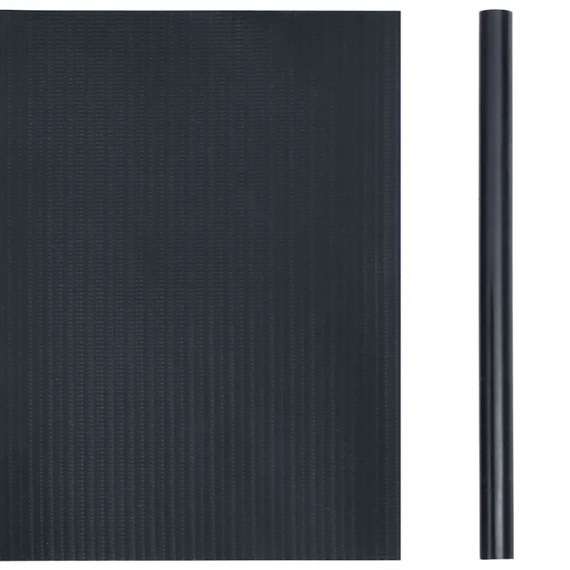Privatumo suteikiančios pertvaros, 4vnt., pilkos, 35x0,19m, PVC