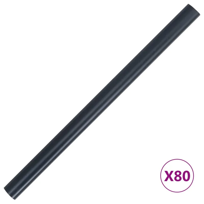 Privatumo suteikiančios pertvaros, 4vnt., pilkos, 35x0,19m, PVC