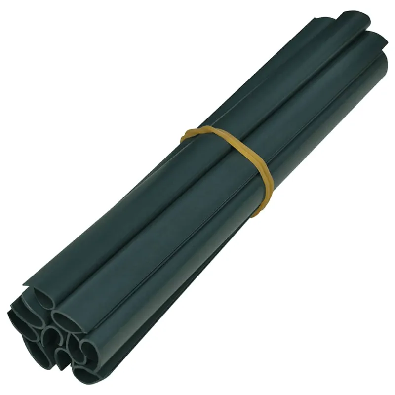 Privatumo suteikiančios pertvaros, 4vnt., žalios, 35x0,19m, PVC