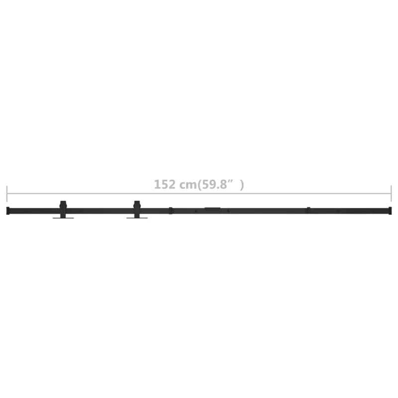 Stumdomų spintelės durelių sistemos rinkinys, 152cm, plienas