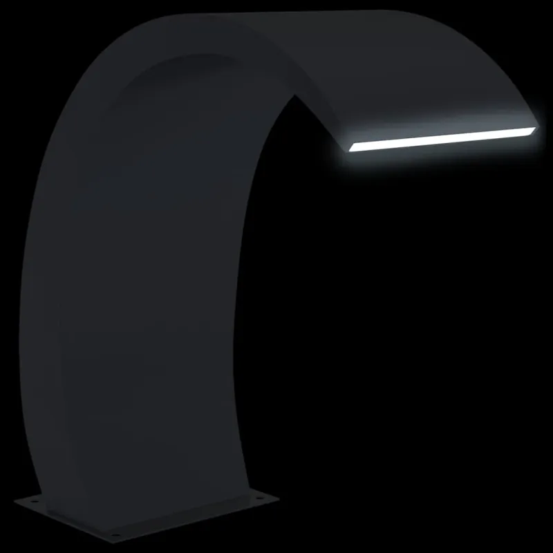 Baseino fontanas su LED, 22x60x70cm, nerūdijantis plienas 304
