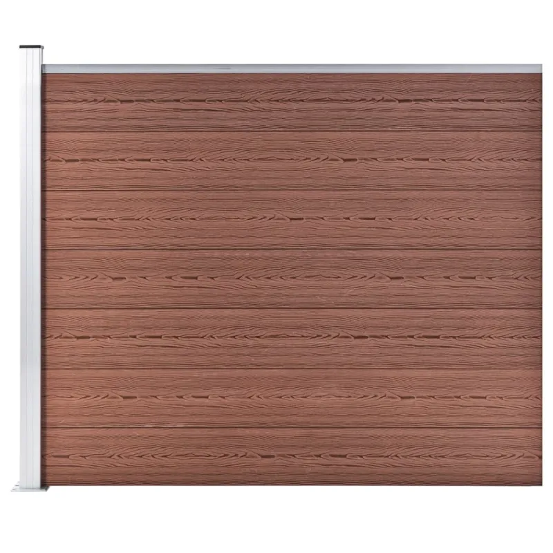 Tvoros segmentas, rudos spalvos, 175x146cm, WPC