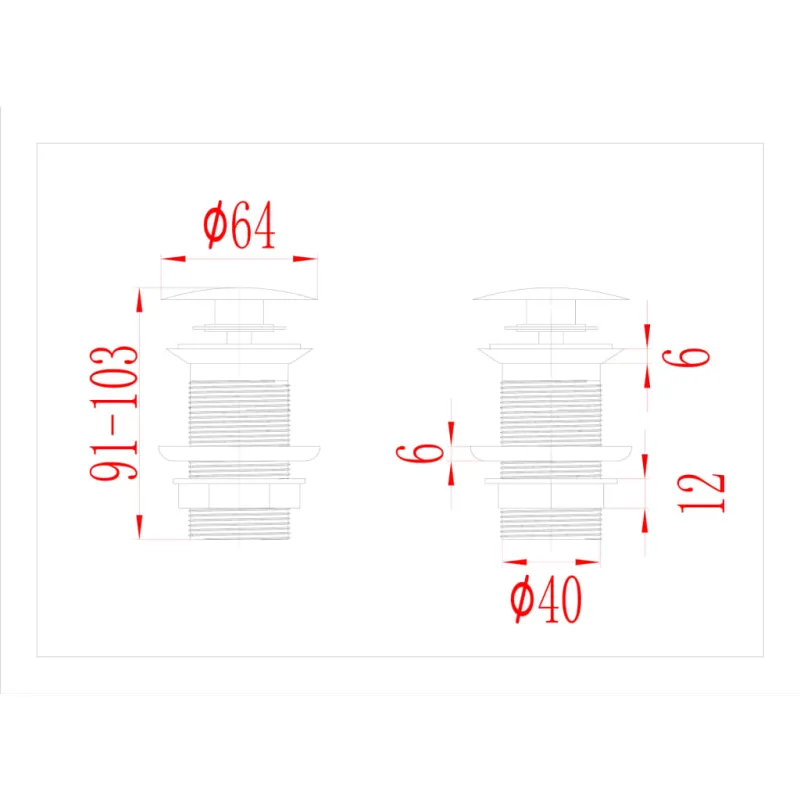 Sifono vožtuvas, juodas, 6,4x6,4x9,1cm