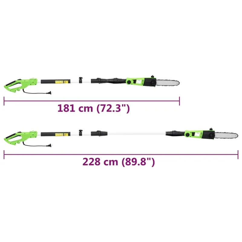2-1 Teleskopinis stiebinis pjūklas/žoliapjovė, 25/41cm