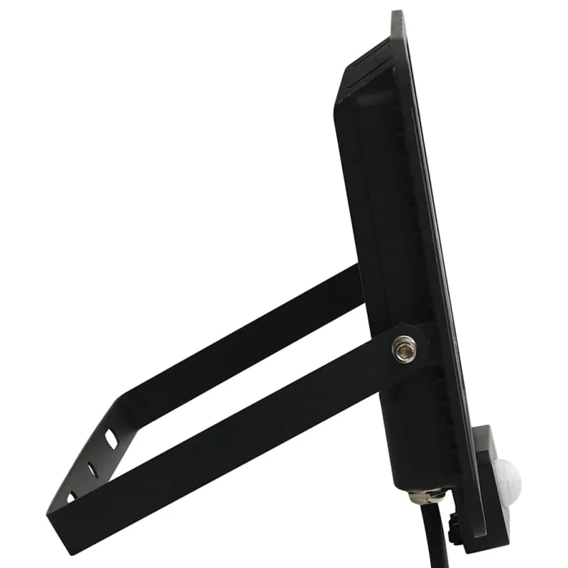 LED prožektorius su jutikliu, šiltos baltos spalvos, 50W