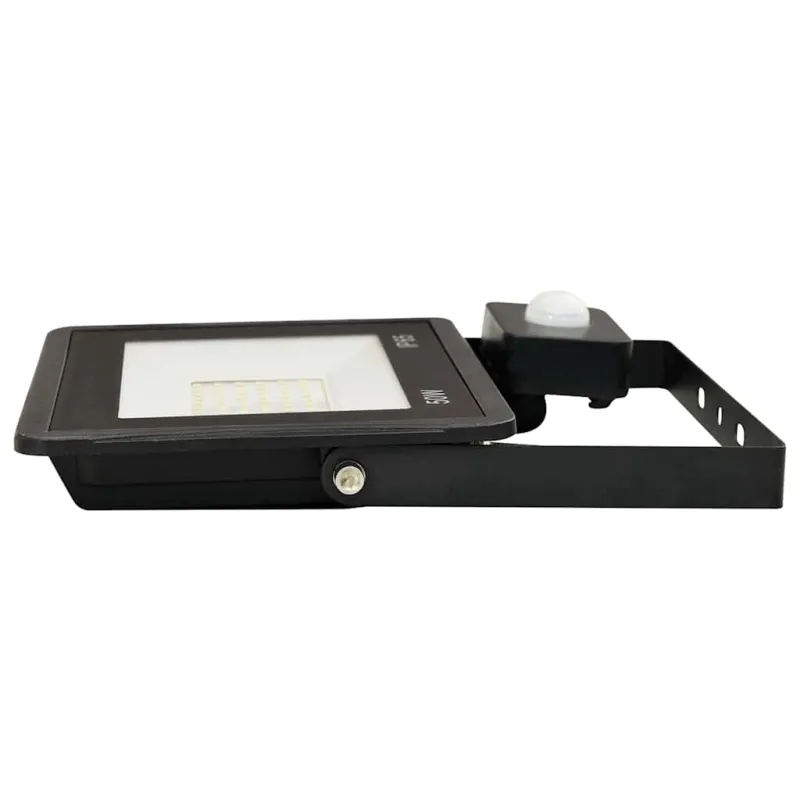 LED prožektorius su jutikliu, šaltos baltos spalvos, 50W