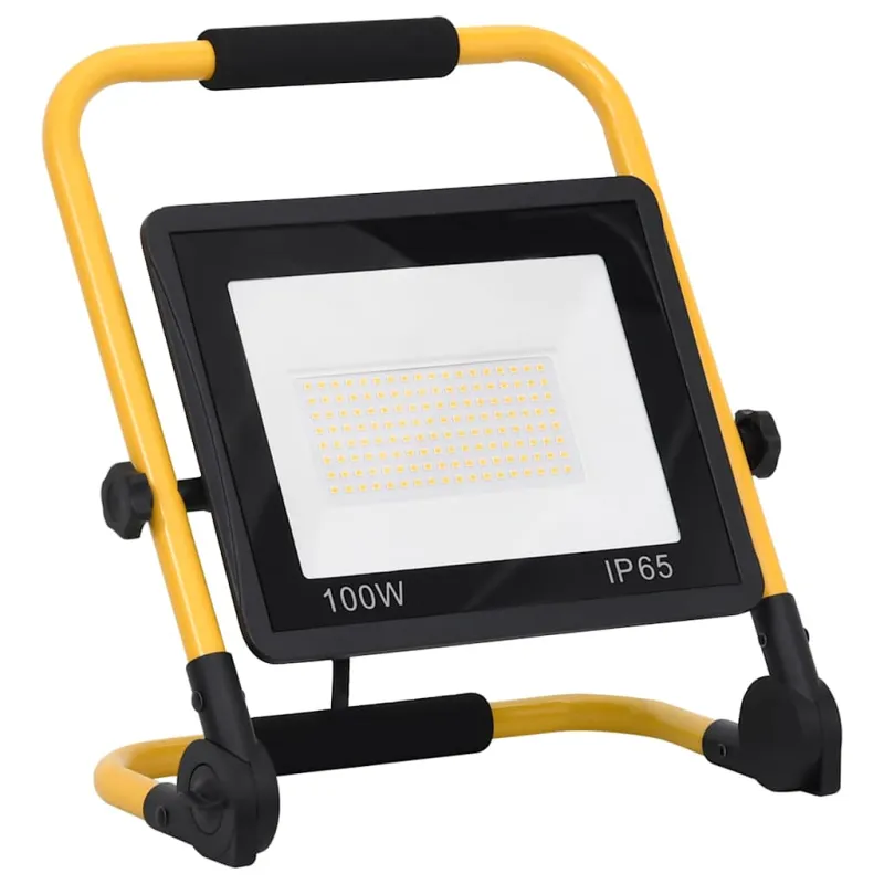 LED prožektorius su rankena, šaltos baltos spalvos, 100W