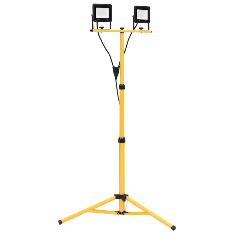 LED prožektorius su trikoju, šiltos baltos spalvos, 2x20W