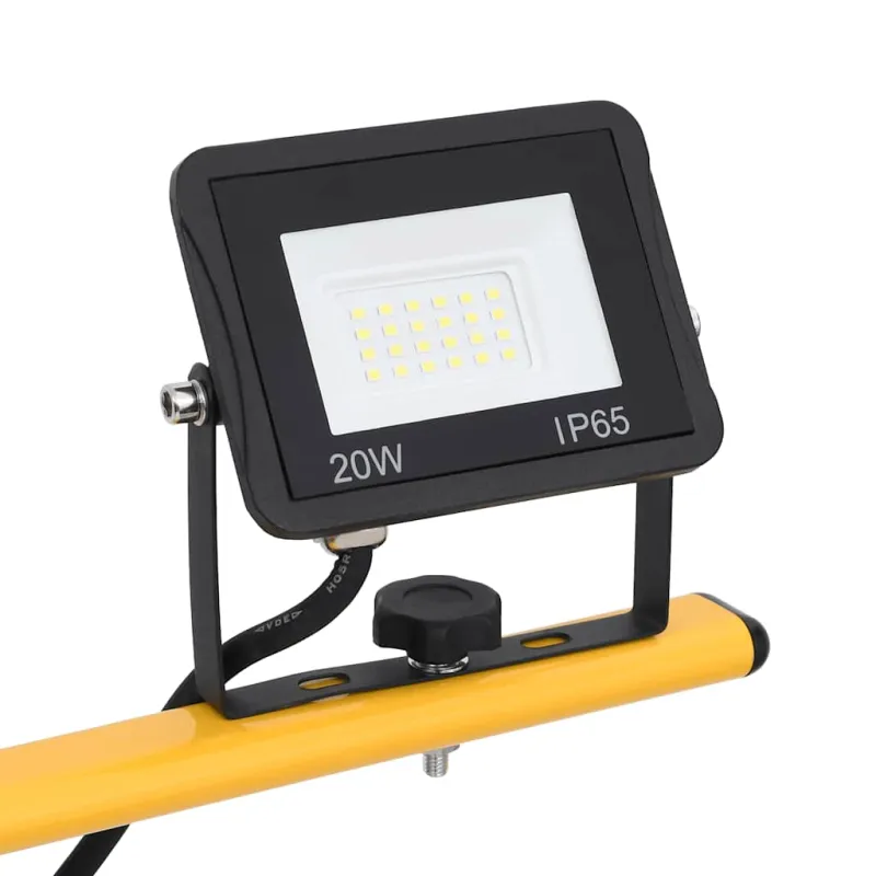 LED prožektorius su trikoju, šaltos baltos spalvos, 2x20W