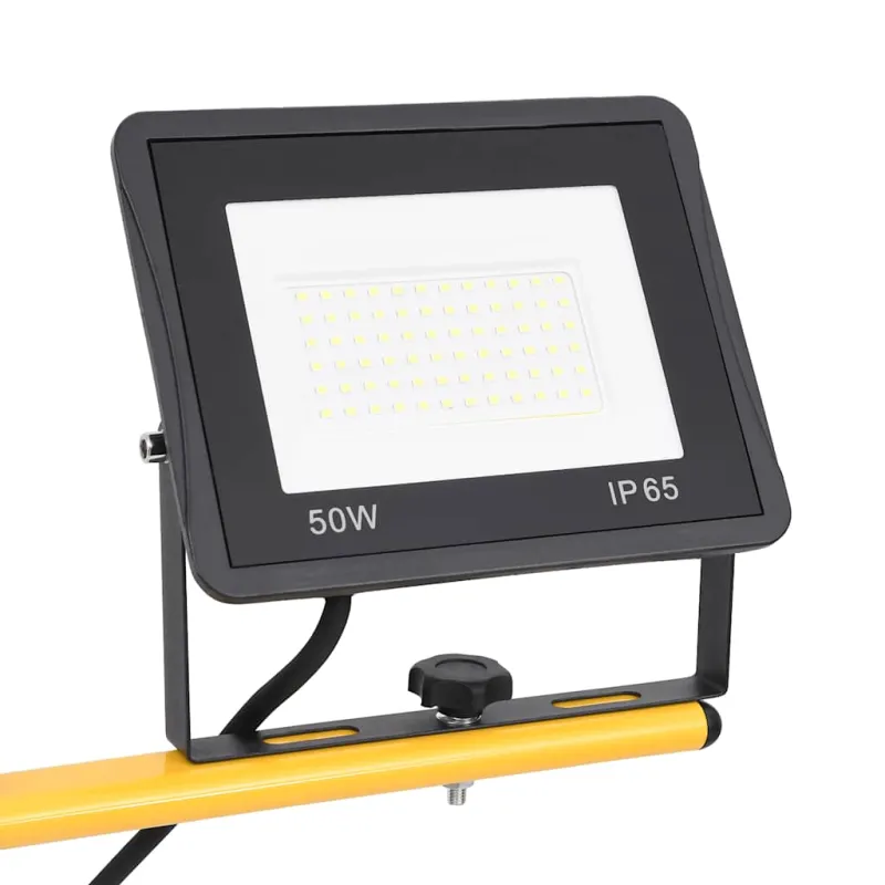 LED prožektorius su trikoju, šaltos baltos spalvos, 2x50W