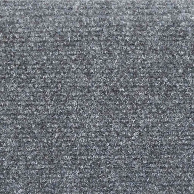 Laiptų kilimėliai, lipnūs, 5 vnt., 56x17x3 cm, šviesiai pilki, pusapvaliai