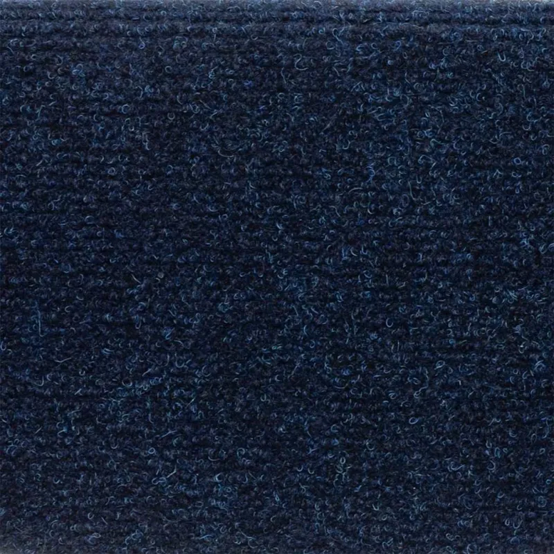 Laiptų kilimėliai, lipnūs, 5 vnt., 56x17x3 cm, tamsiai mėlyni, pusapvaliai