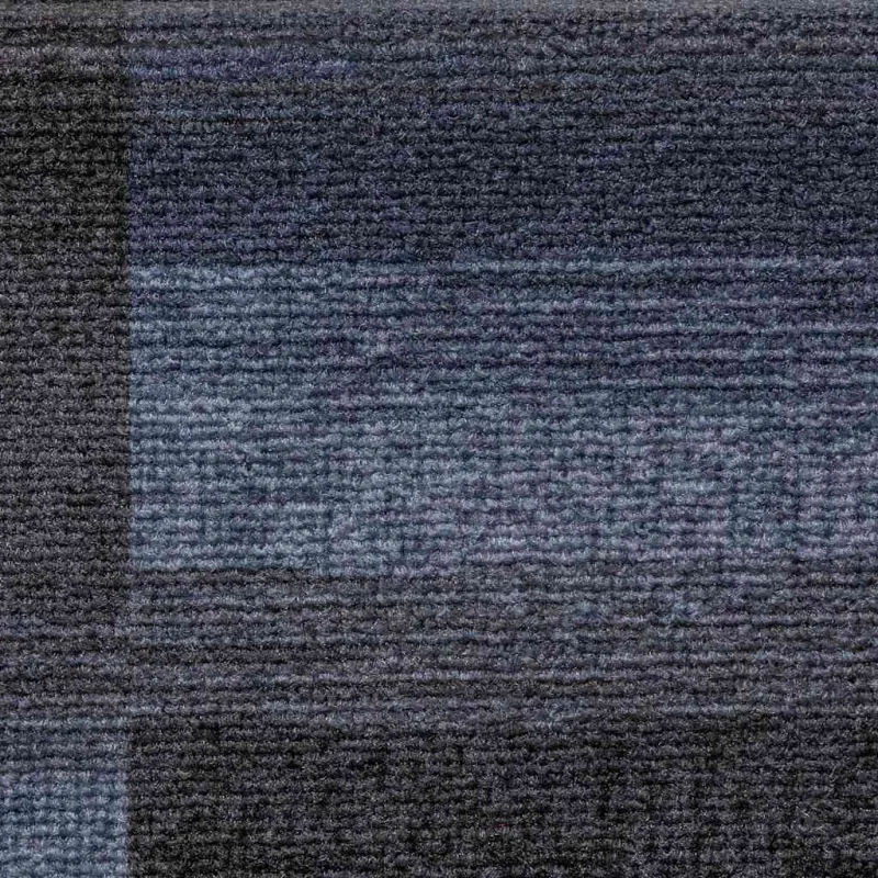 Lipnūs laiptų kilimėliai, 10vnt., juodi ir pilki, 65x21x4cm