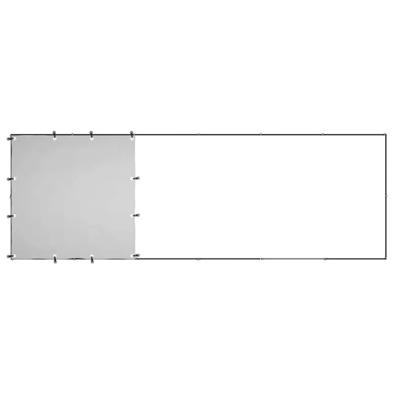 Voljeras šunims, juodos spalvos, 330x110x110cm, plienas