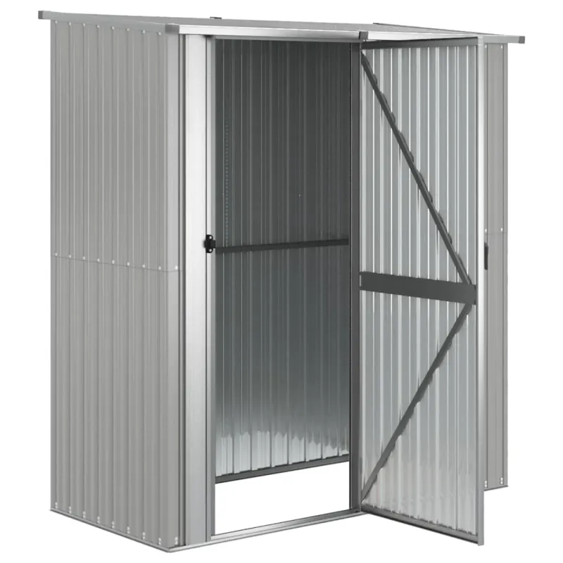 Sodo pašiūrė, pilka, 180,5x97x209,5cm, galvanizuotas plienas