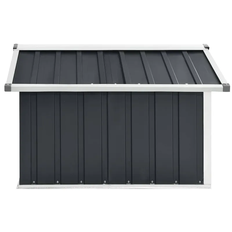 Sodo roboto vejapjovės garažas, antracito, 92x97x63cm, plienas