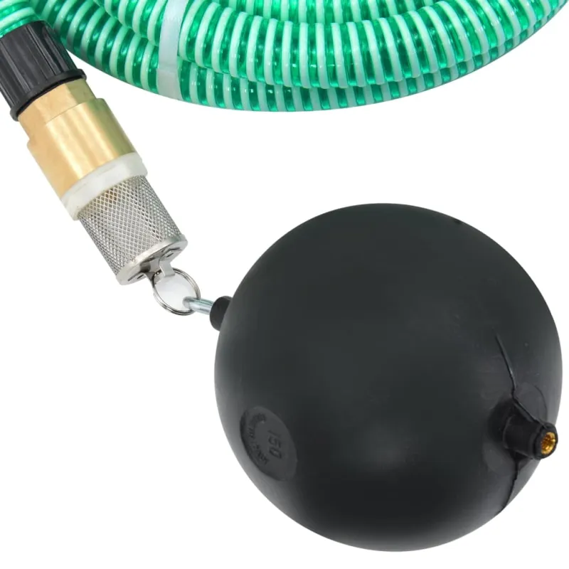 Siurbimo žarna su žalvarinėmis jungtimis, žalia, 1,1", 25m, PVC