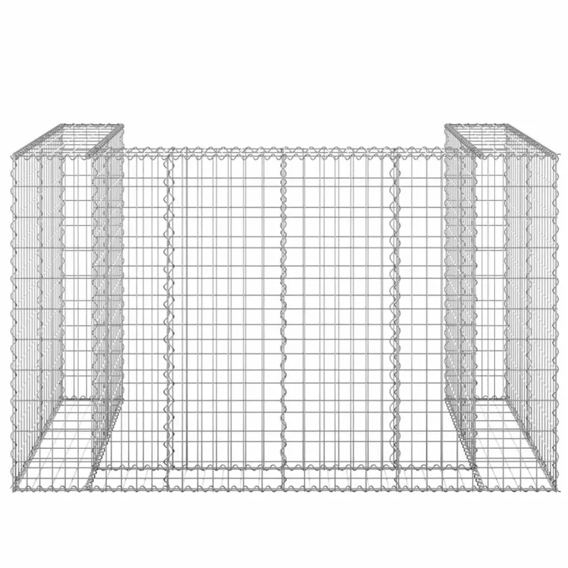 Gabiono siena konteineriams, 180x100x110cm, plienas