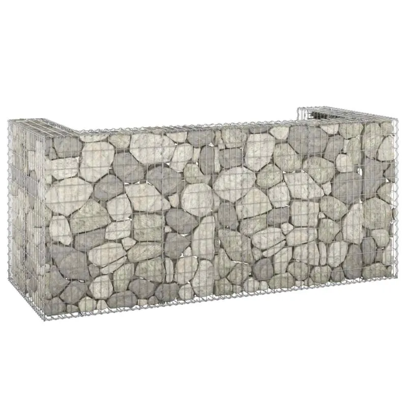 Gabiono siena konteineriams, 254x100x110cm, plienas