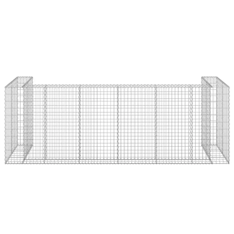 Gabiono siena konteineriams, 325x100x110cm, plienas