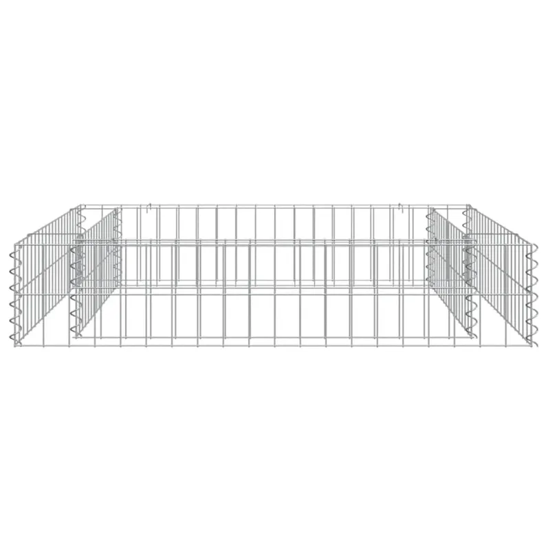 Aukštas gabiono lovelis, 100x100x20cm, galvanizuotas plienas