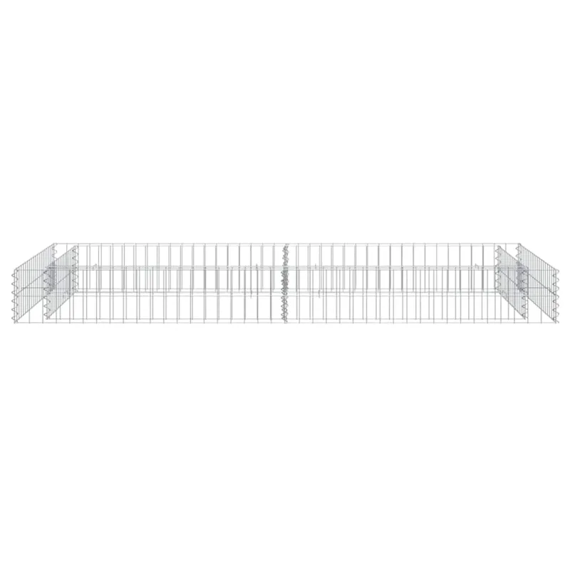 Aukštas gabiono lovelis, 200x100x20cm, galvanizuotas plienas