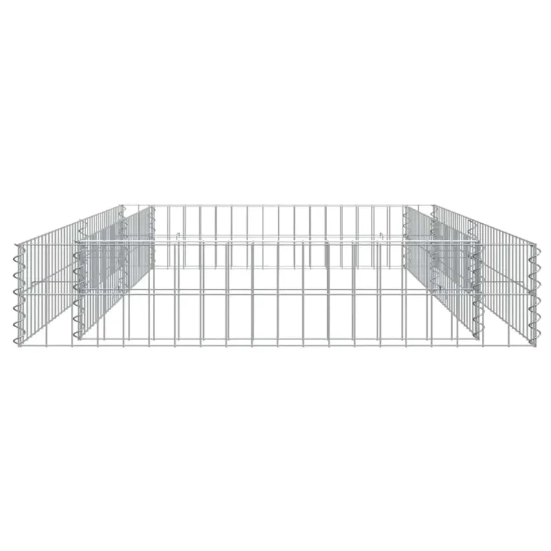 Aukštas gabiono lovelis, 200x100x20cm, galvanizuotas plienas