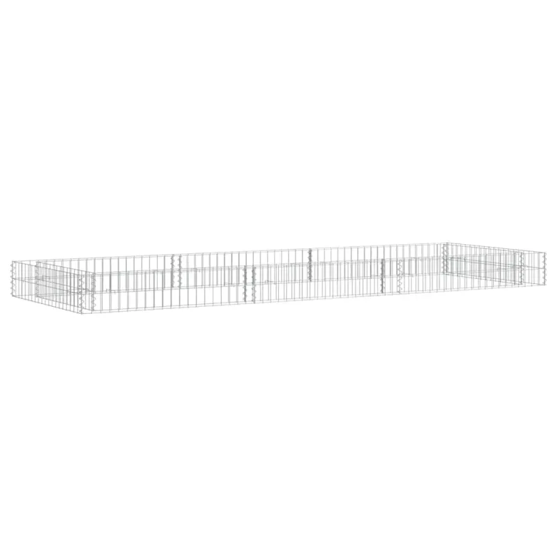 Aukštas gabiono lovelis, 300x100x20cm, galvanizuotas plienas