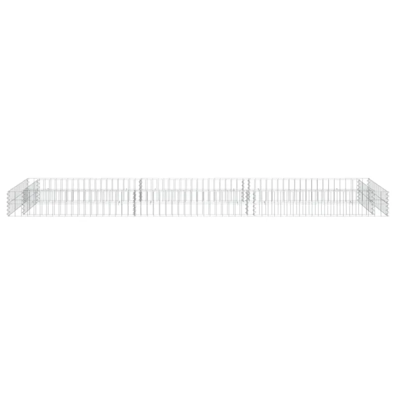 Aukštas gabiono lovelis, 300x100x20cm, galvanizuotas plienas