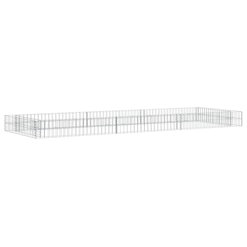 Aukštas gabiono lovelis, 300x100x20cm, galvanizuotas plienas