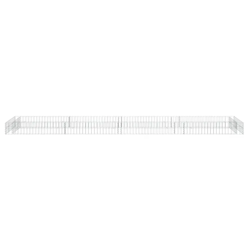 Aukštas gabiono lovelis, 400x100x20cm, galvanizuotas plienas