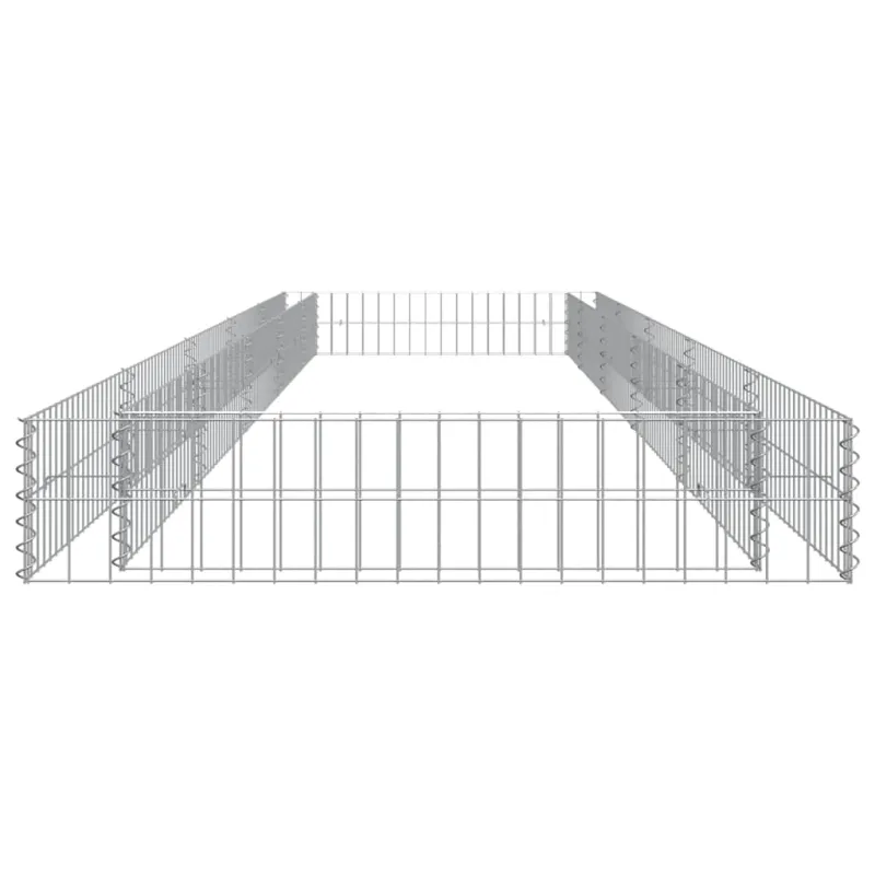 Aukštas gabiono lovelis, 500x100x20cm, galvanizuotas plienas