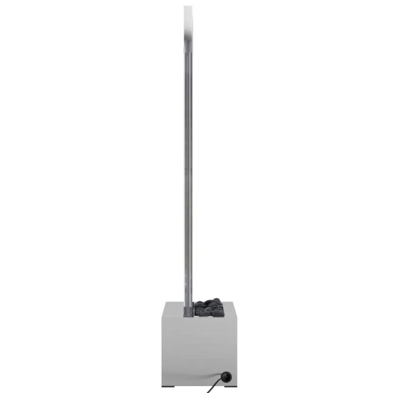 Burbulų kolona su įvairių spalvų LED, plienas ir akrilas, 110cm
